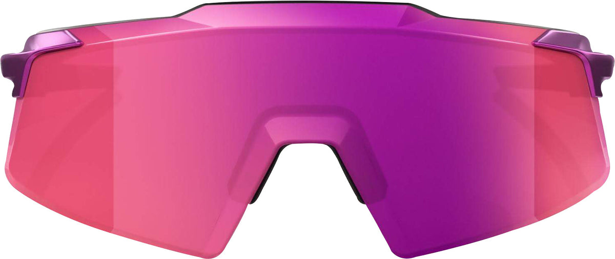 100% Aerocraft Cycling Sunglasses - Gloss Purple Chrome