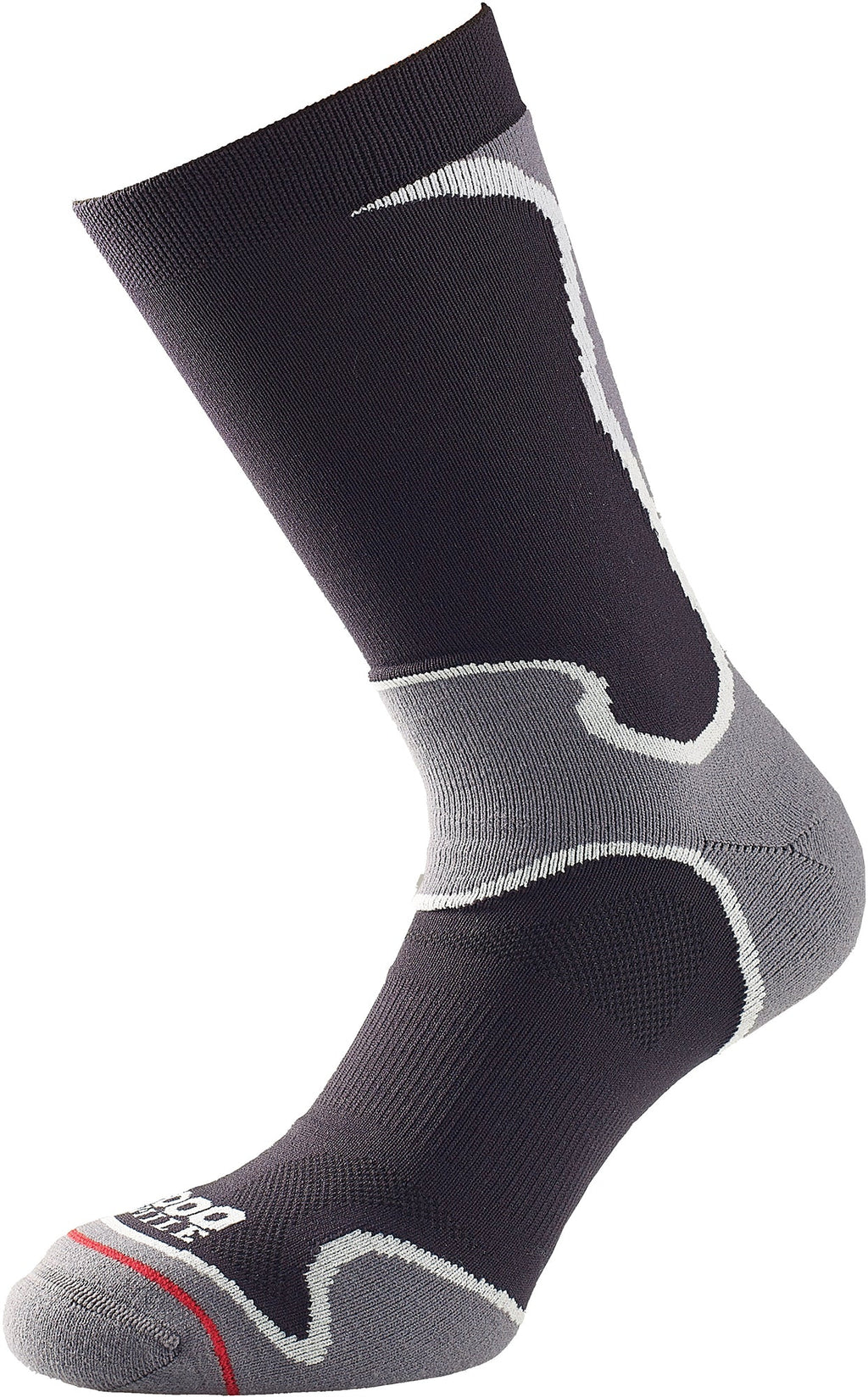 1000 Mile Fusion Double Layer Womens Running Socks - Black