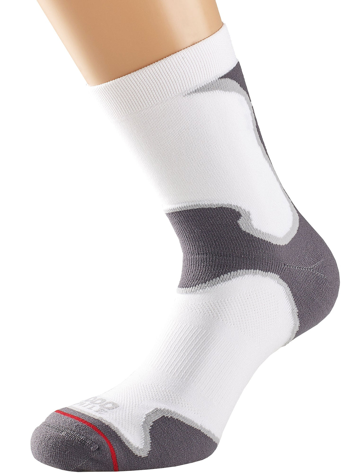 1000 Mile Fusion Double Layer Womens Running Socks - White