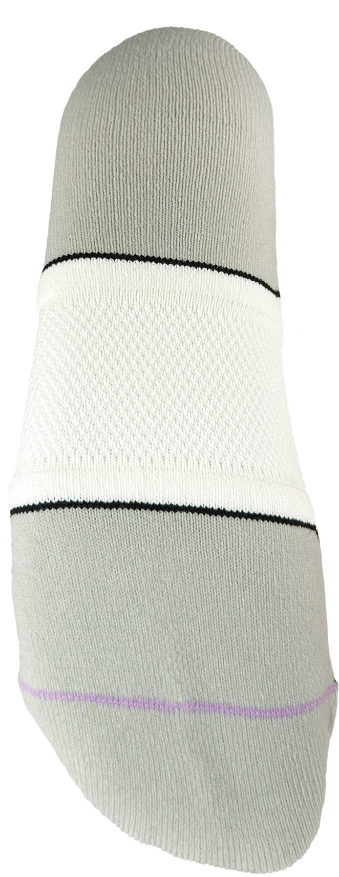 1000 Mile Repreve Single Layer Twin Pack Mens Crew Running Socks - White